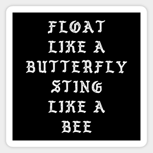Float Like A Butterfly Sticker